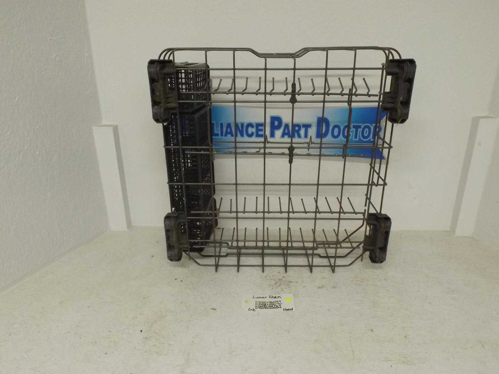 GE Dishwasher WD28X26099 WD28X22696 WD28X22867 WD28X22624 Lower Rack Used GE Dishwasher WD28X26099 WD28X22696 WD28X22867 WD28X22624 Lower Rack Used